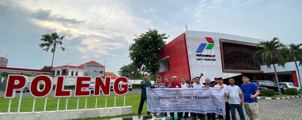 Kegiatan Defensive Driving Training Pertamina EP Field Poleng dalam rangka Bulan K3 Nasional 2025 bersama Pro Drive Indonesia sebagai road safety expert partner
