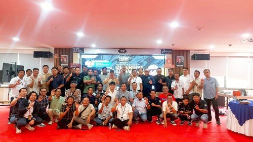 Peserta Defensive Driving Training Pertamina MOR VI saat mengikuti pelatihan keselamatan berkendara pada Bulan K3 Nasional 2025 bersama Pro Drive Indonesia