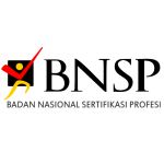 Logo BNSP (Badan Nasional Sertifikasi Profesi) sebagai mitra sertifikasi kompetensi pelatihan keselamatan berkendara Pro Drive Indonesia