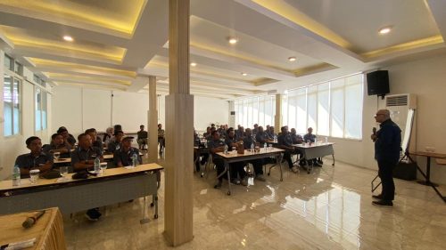 Defensive Driving Awareness Airlangga Trans Malang dengan sesi edukasi keselamatan dan kesadaran berkendara pengemudi