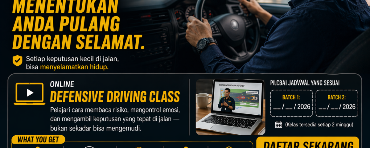 Defensive driving online training Pro Drive Indonesia dengan peserta kelas virtual meningkatkan keselamatan berkendara dan manajemen risiko perusahaan