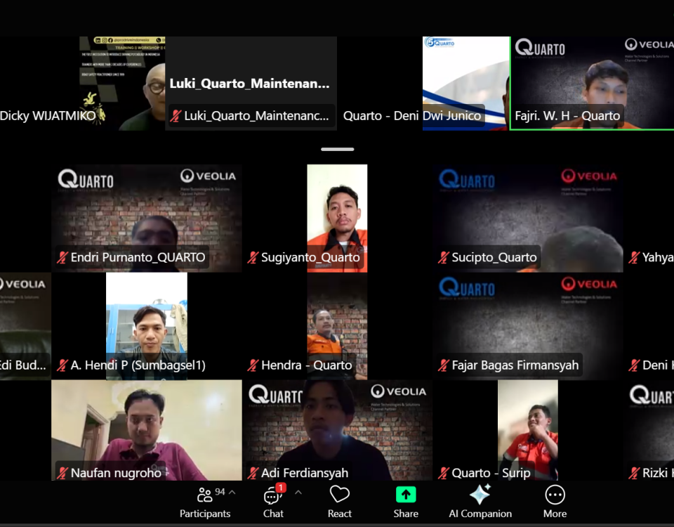 Online Defensive Driving Awareness PT Energi Quarto Indonesia via Zoom bersama Pro Drive Indonesia