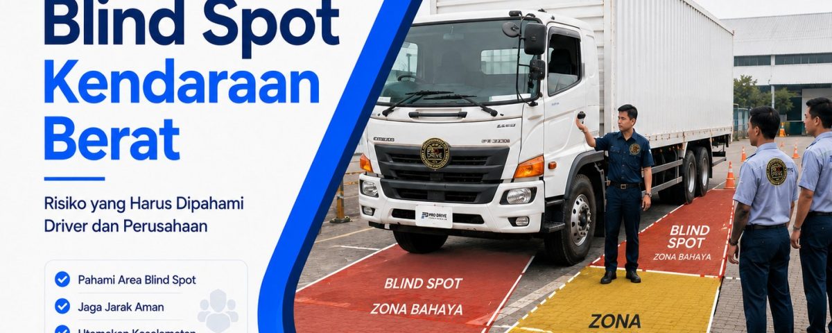 Blind Spot kendaraan berat dan risiko keselamatan driver perusahaan