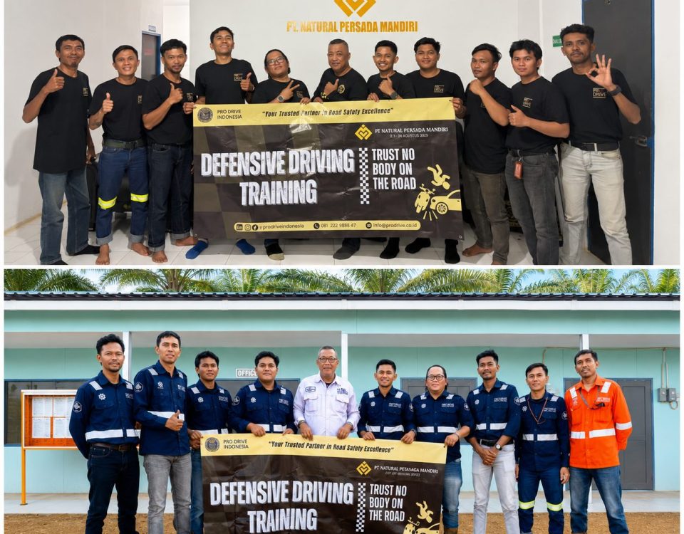 Peserta Defensive Driving Training for 4WD Vehicle PT Natural Persada Mandiri di Konawe Utara