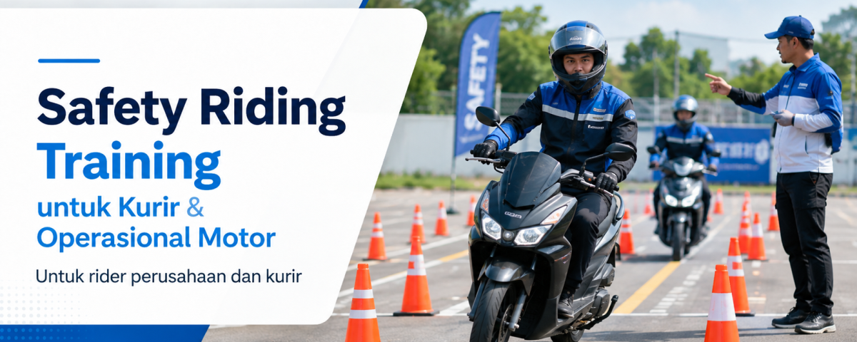 Safety Riding Training untuk kurir dan operasional motor perusahaan