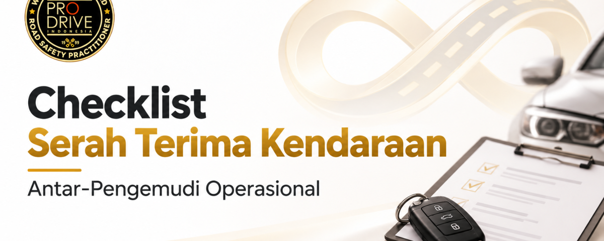 Checklist serah terima kendaraan operasional dan kunci mobil