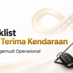 Checklist serah terima kendaraan operasional dan kunci mobil