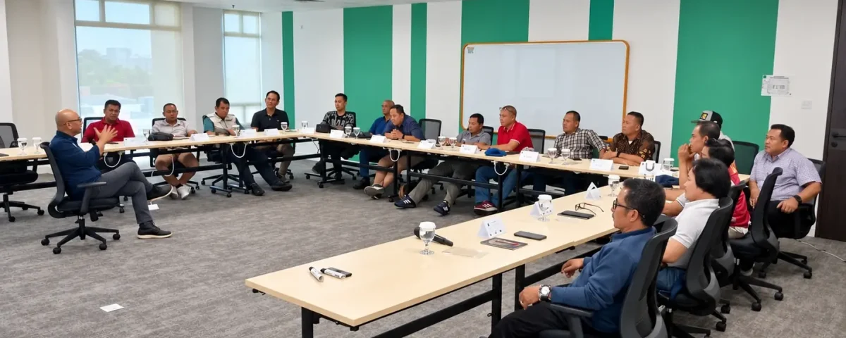Sesi diskusi pelatihan Defensive Driving Training PT ANTAM (Persero) Tbk Batch 2 di Jakarta tanggal 25 Oktober 2026