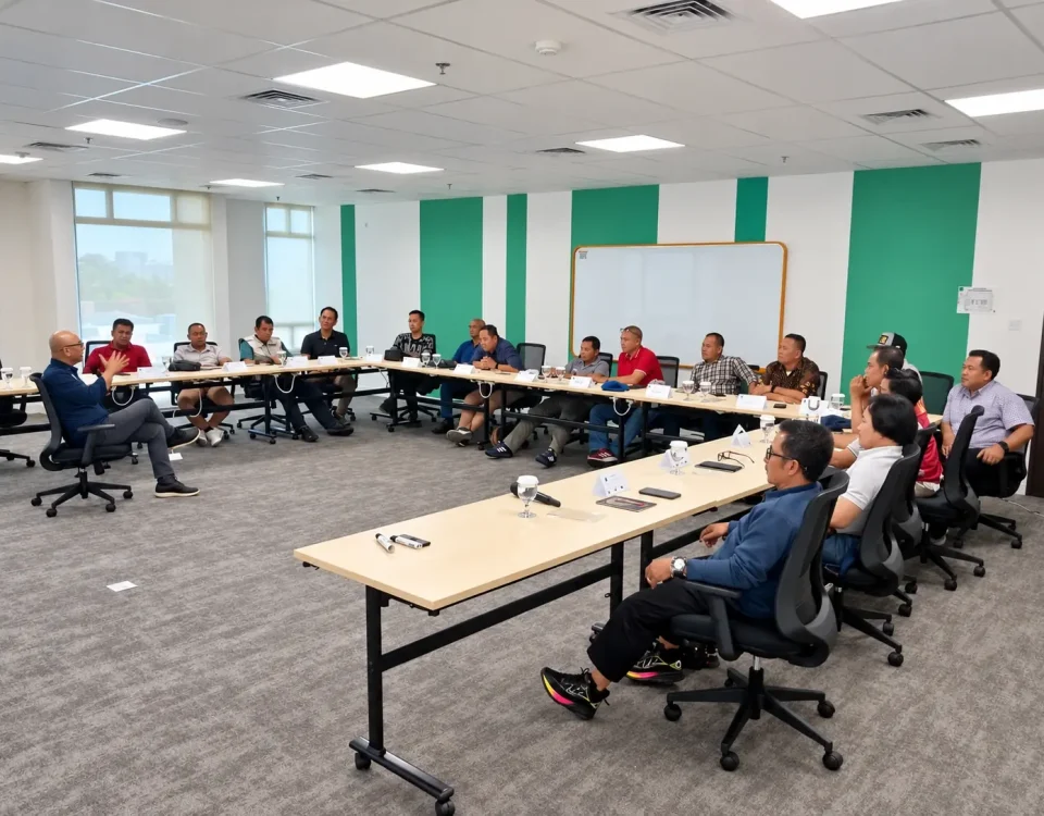 Sesi diskusi pelatihan Defensive Driving Training PT ANTAM (Persero) Tbk Batch 2 di Jakarta tanggal 25 Oktober 2026